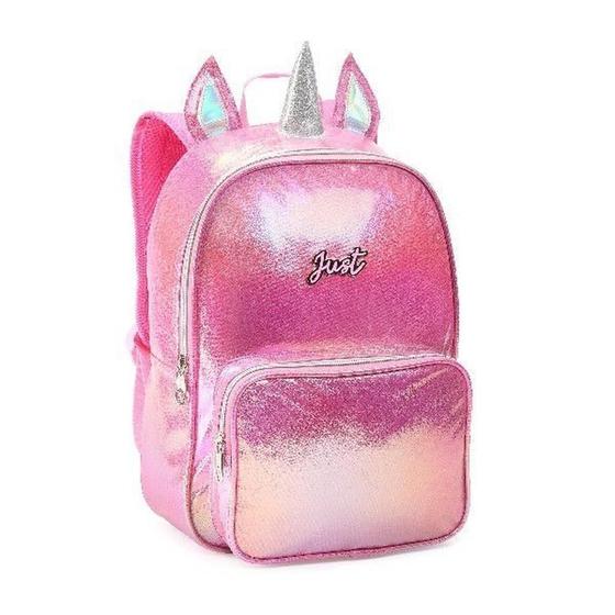 Imagem de Mochila Infantil Brilho Unicornio Just - Denlex Jt0657