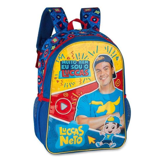 Imagem de Mochila Infantil Clio Luccas Neto 16"