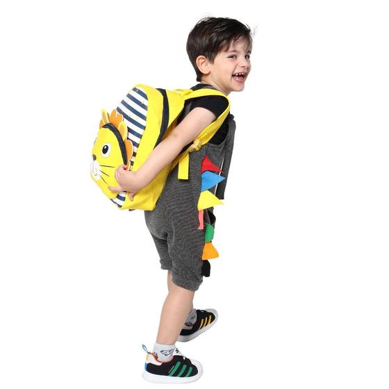 Imagem de Mochila Infantil Clio Pets Leão Amarelo