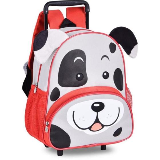 Imagem de Mochila Infantil Clio Style Com Rodinhas Pet Petit Vermelho