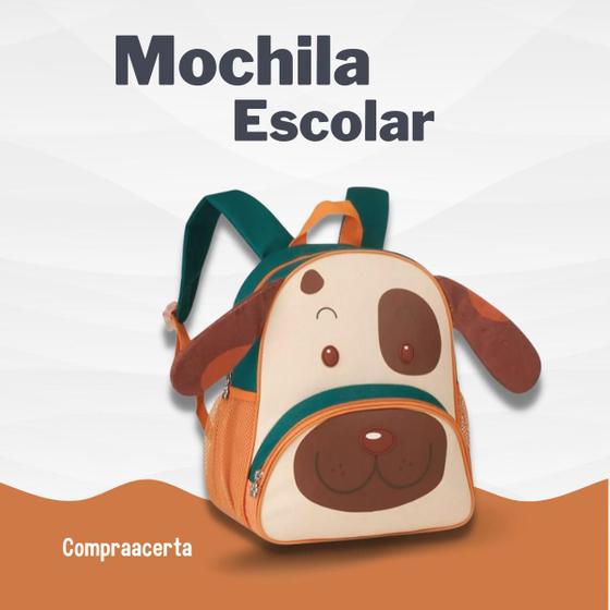 Imagem de Mochila Infantil com Alças Volta As Aulas Bichinhos