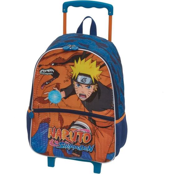 Imagem de Mochila Infantil com Rodinha Naruto Kurama