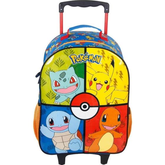 Imagem de Mochila Infantil com Rodinha Pokemon X1-B GR