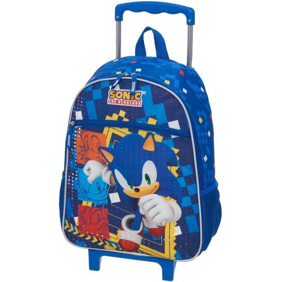 Imagem de Mochila Infantil com Rodinha Sonic STEP IT UP