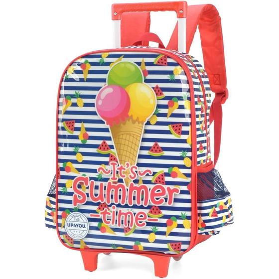 Imagem de Mochila Infantil com Rodinha UP4YOU Sorvete GD VM