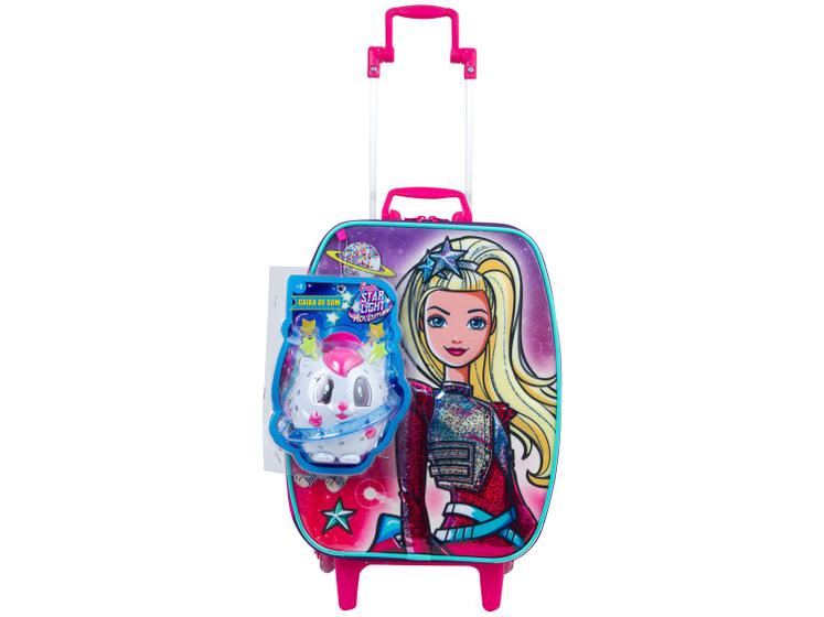 Imagem de Mochila Infantil com Rodinhas Sestini Barbie 