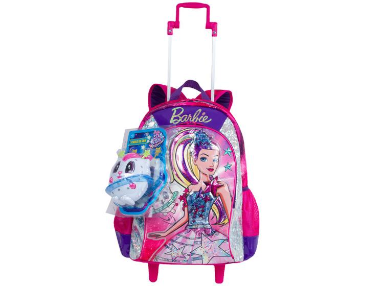 Imagem de Mochila Infantil com Rodinhas Sestini Barbie