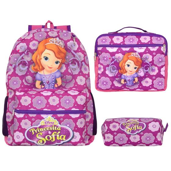 Imagem de Mochila Infantil Costa Princesa Sofia Roxa Toys 2U