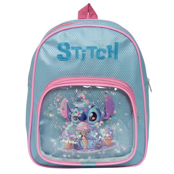 Imagem de Mochila Infantil Costas Feminina Stitch Creche Pre Escola