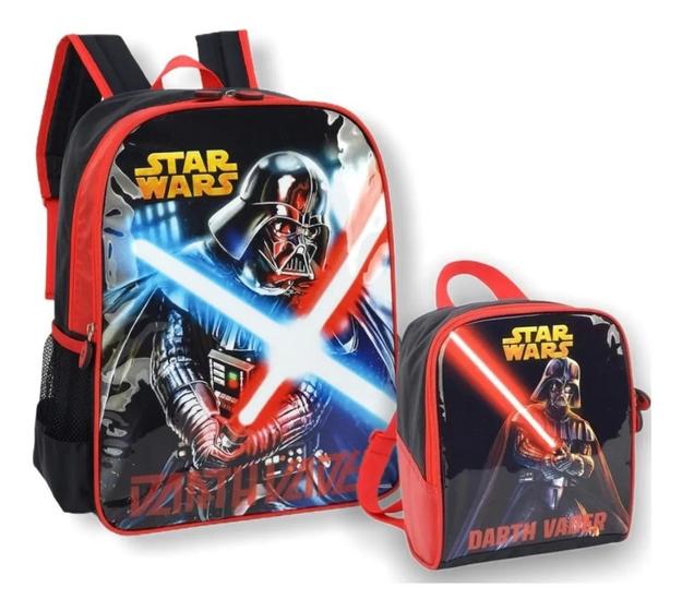 Mochila Infantil Costas Star Wars Darth Vader G Lancheira - luxcel ...
