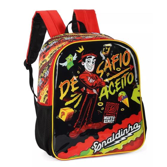 Imagem de Mochila Infantil De Costas Enaldinho Youtuber Escolar Luxcel