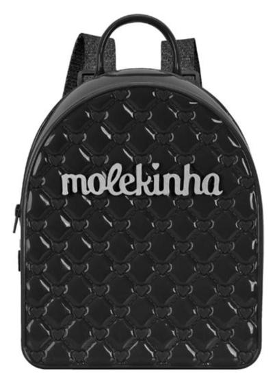 Imagem de Mochila Infantil Detalhe Coração Menina Molekinha 20023