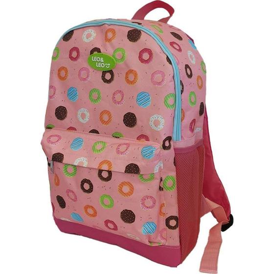 Imagem de Mochila Infantil Donut MD Rosa - Leonora