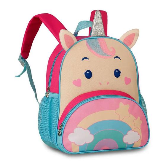 Imagem de Mochila Infantil Escolar 13" Clio Pets Unicórnio CP2653D