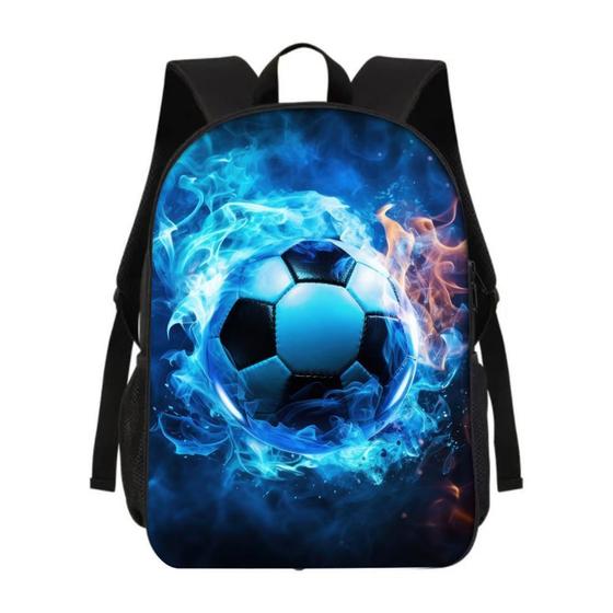 Imagem de Mochila Infantil Escolar Alça Ajustável Bolso Bola