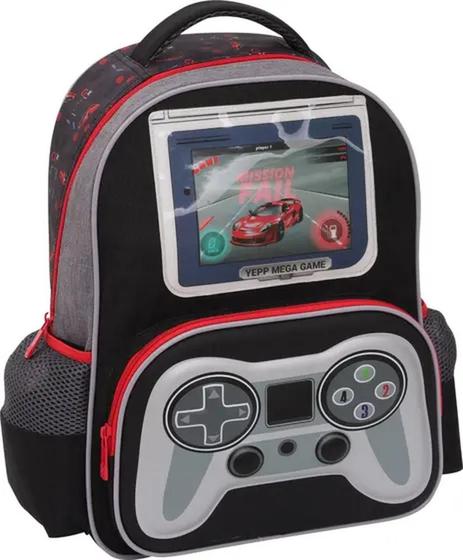 Imagem de Mochila Infantil Escolar Bolsa de Costa Mega Game Yepp - 6320