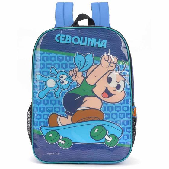 Mochila Infantil Escolar Cebolinha Azul IS37841MN-AZ - Turma da Mônica ...