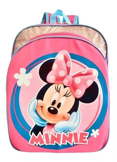 Imagem de Mochila Infantil Escolar Costas Meninas Minnie Mouse G F5