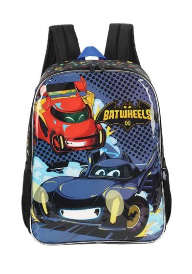 Imagem de Mochila Infantil Escolar de Costas Masculina Batman Original - Luxcel