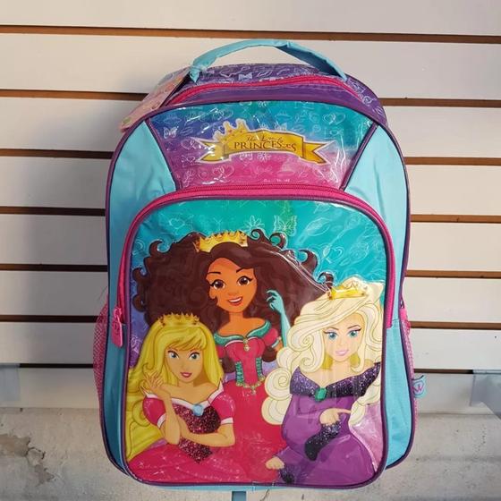 Imagem de Mochila Infantil Escolar  Feminina Princesas - Camp