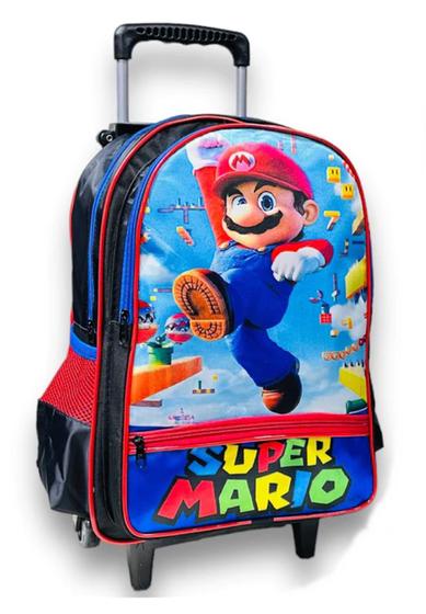 Imagem de Mochila Infantil Escolar Grande Personagens Menino Menina rodinha