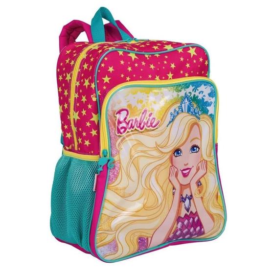 Imagem de Mochila Infantil Escolar Meninas Barbie Princesa Costas Tam Grande