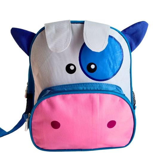 Imagem de Mochila Infantil Escolar Menino Menina Bichinhos Animais Zoo Impermeável Resistente