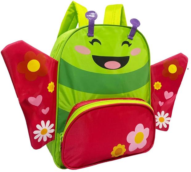 Imagem de Mochila Infantil Escolar Pequena 3D Creche Passeio Costas Bichinhos Educativos Impermeável Menina Menino Wincy