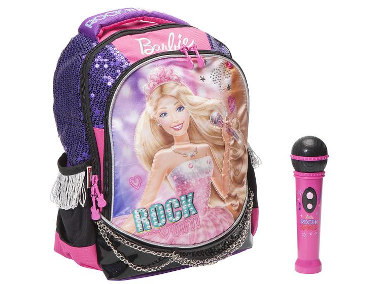 Imagem de Mochila Infantil Escolar Tam. M Sestini Barbie