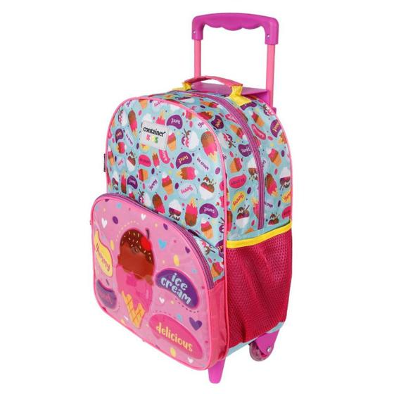 Imagem de Mochila Infantil Feminina Container Kids Sorvete Rosa - 1306