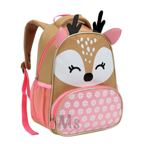 Mochila Infantil Feminina e Masculina Animais Para Escolinha Creche Passeio Menor preço em Mochila Infantil Feminina e Masculina Animais Para Escolinha Creche Passeio