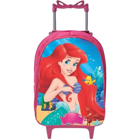 Imagem de Mochila Infantil Feminina Escolar Rodinha Menina Grande Reforçada