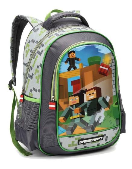 Mochila Infantil Gamecraft De Costas Escolar Grande 2023 - Denlex Menor preço em Mochila Infantil Gamecraft De Costas Escolar Grande 2023 - Denlex