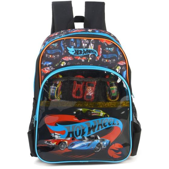 Imagem de Mochila Infantil HOT Wheels Grande - 41X30X14CM