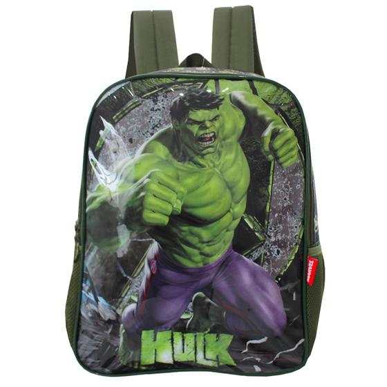 Imagem de Mochila Infantil Juvenil Escolar Avengers Hulk Luxcel Marvel