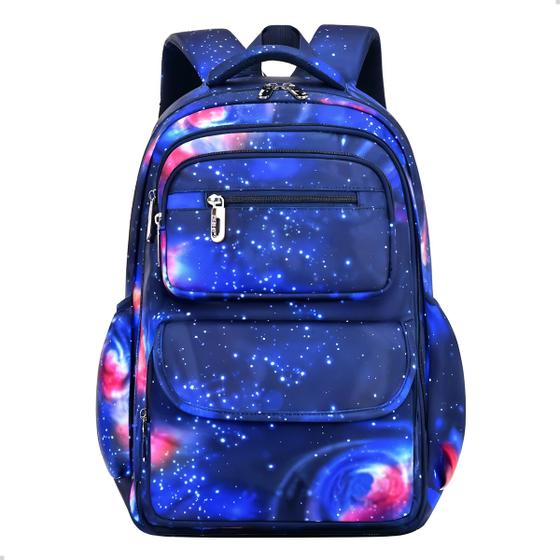 Imagem de Mochila Infantil Masculina Bolsa Escolar De Costas Meninos Estojo Fichário Espaçosa Grande