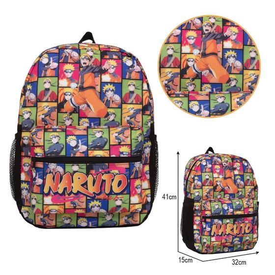 Imagem de Mochila Infantil Masculina Costas Anime Naruto Lançamento