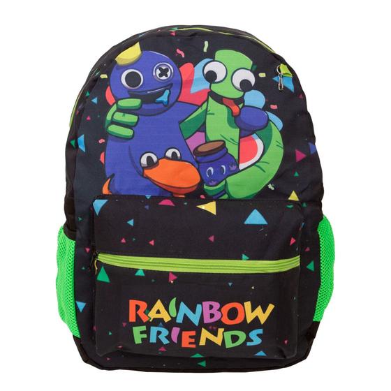 Imagem de Mochila Infantil Masculina Rainbow Friends Costas Cor Preta