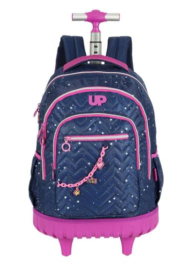 Imagem de Mochila infantil menina luxcel up4you c/rodas  mc49112up