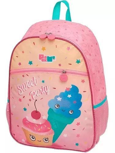 Imagem de Mochila Infantil Meninas Sorvetinho E Cupcake Costas G