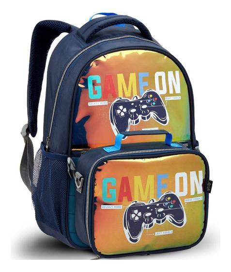 Imagem de Mochila Infantil Menino 15l Gamer Lancheira Removível