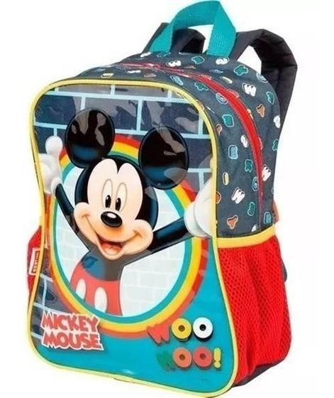 Imagem de Mochila Infantil Mickey Who Hoo 19M Costas Tam G Escolar