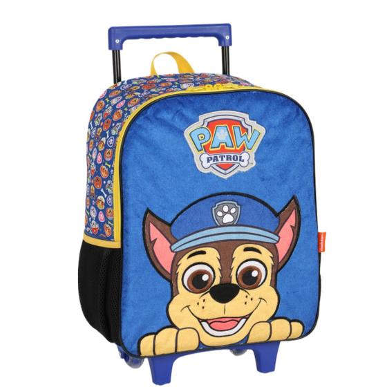 Imagem de Mochila Infantil Patrulha Canina Chase de Rodinhas Luxcel