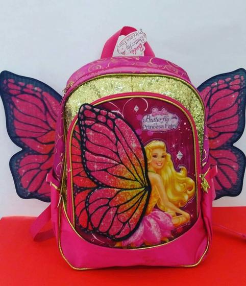 Imagem de Mochila Infantil pequena Barbie Butterfly