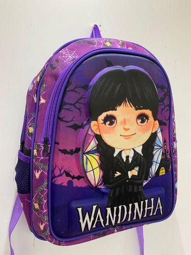 Imagem de Mochila Infantil Personagem Wandinha Vandinha Série Netflix