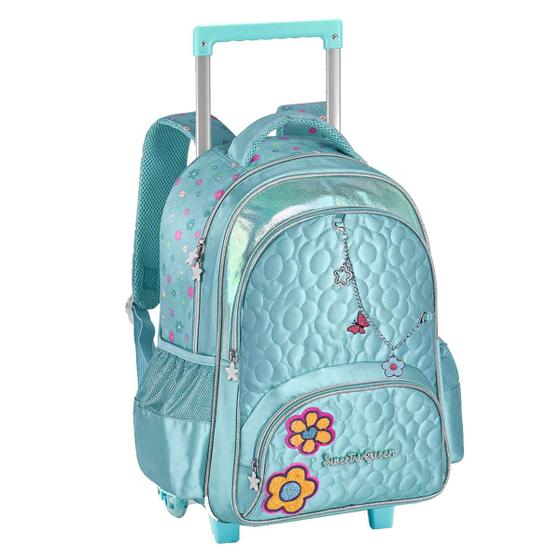 Imagem de Mochila Infantil Rodinha Correntinha Costa Carrinho Grande