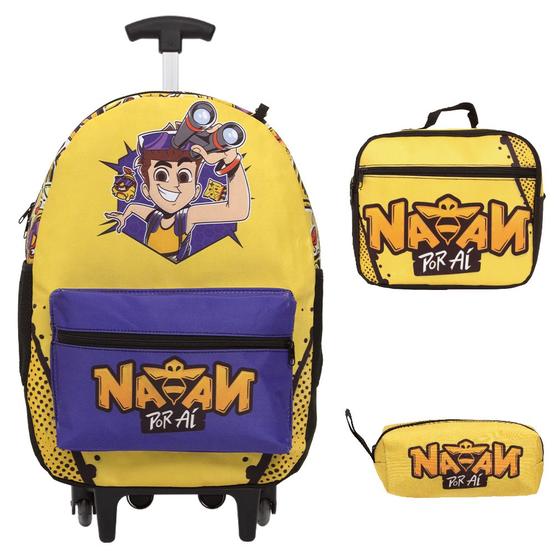 Imagem de Mochila Infantil Rodinha Natan Por Aí Juvenil Envio Imediato