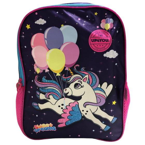 Imagem de Mochila Infantil Unicórnio com brilho Luxcel - 6931759255714