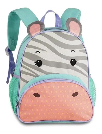 Imagem de Mochila Infantil Zoo Kids Bichinhos Escolar Costas Pqna Clio