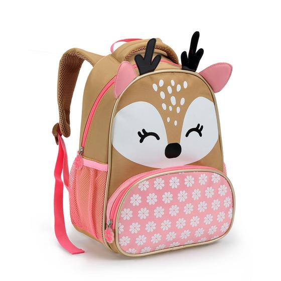 Mochila Infantil Zoop Kid Animais Fofos Tamanho Pequeno Menor preço em Mochila Infantil Zoop Kid Animais Fofos Tamanho Pequeno